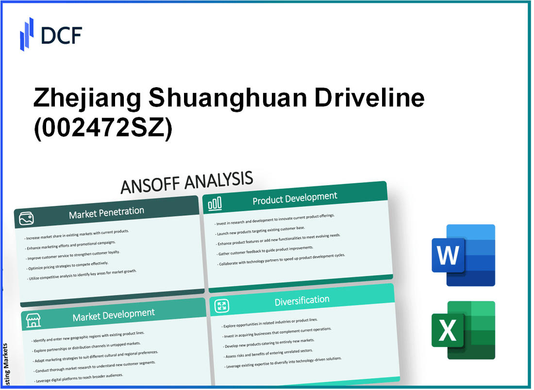 Zhejiang Shuanghuan Driveline Co., Ltd. (002472.SZ): Ansoff Matrix