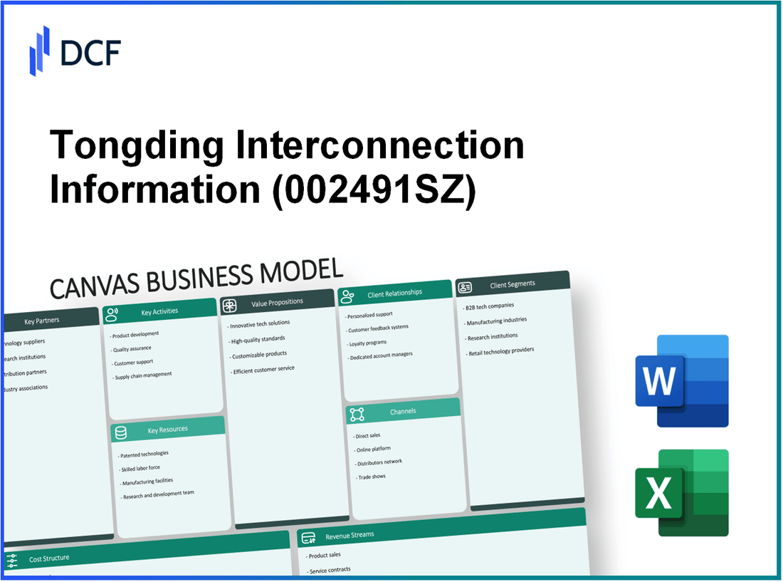 Tongding Interconnection Information Co., Ltd. (002491.SZ): Canvas Business Model