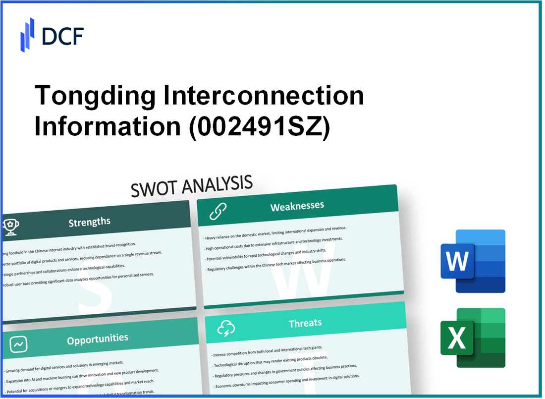 Tongding Interconnection Information Co., Ltd. (002491.SZ): SWOT Analysis