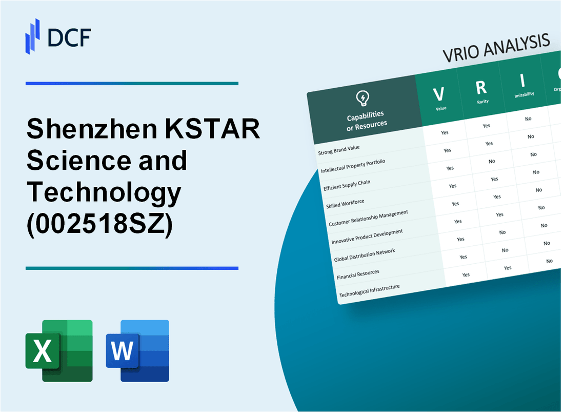 Shenzhen KSTAR Science and Technology Co., Ltd. (002518.SZ): VRIO Analysis