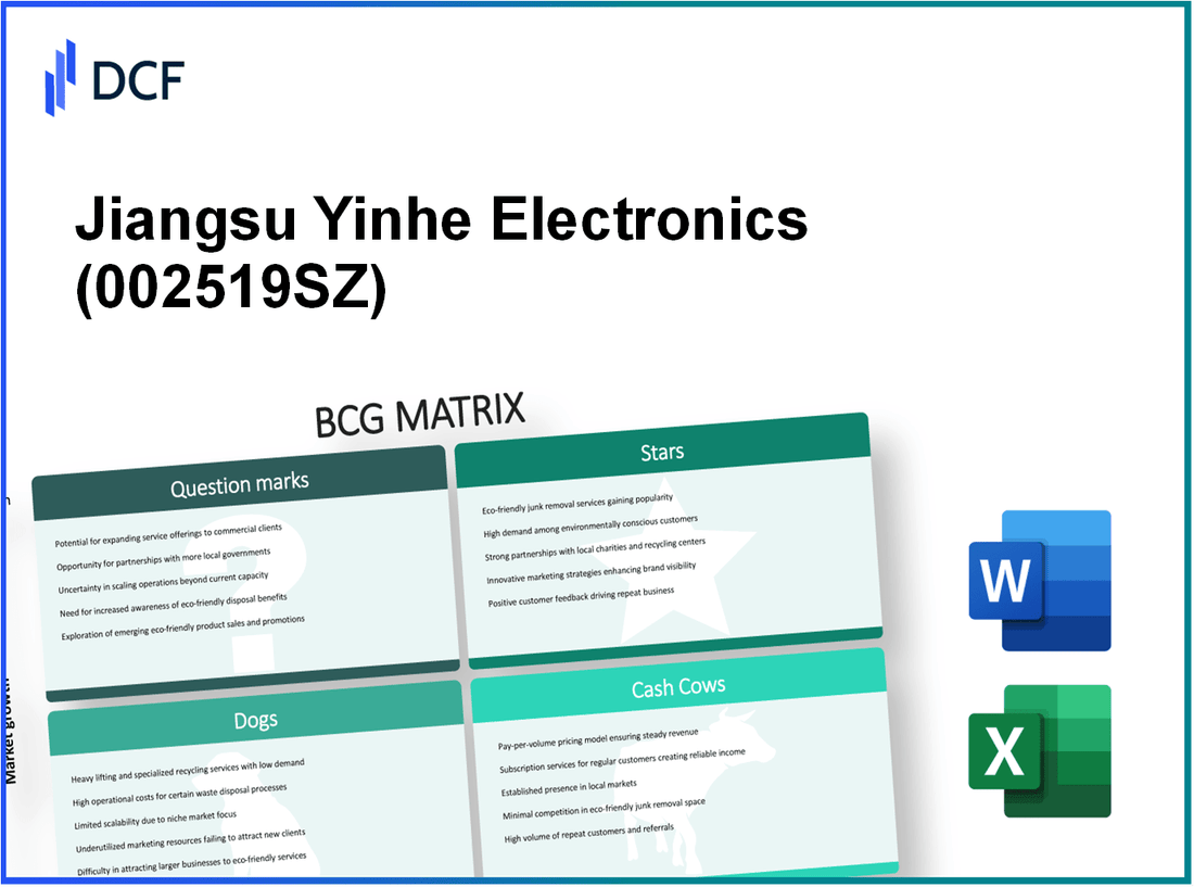 Jiangsu Yinhe Electronics Co.,Ltd. (002519.SZ): BCG Matrix