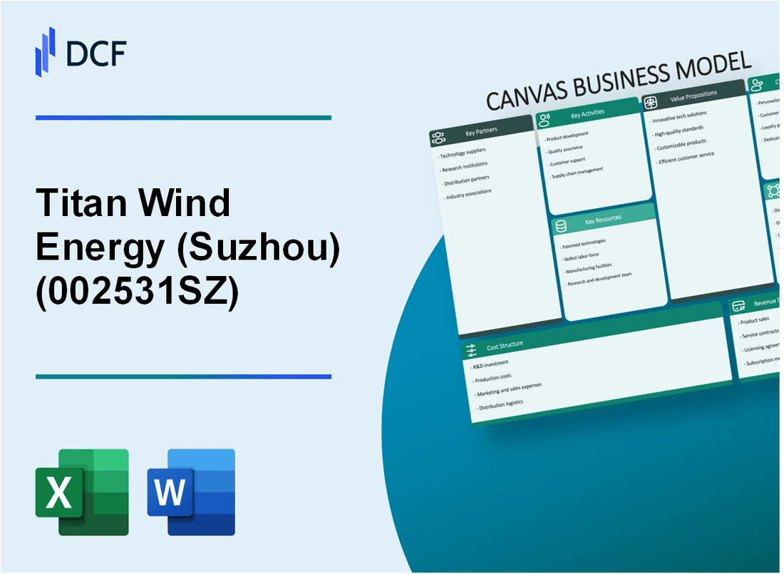 Titan Wind Energy Co.,Ltd (002531.SZ): Canvas Business Model