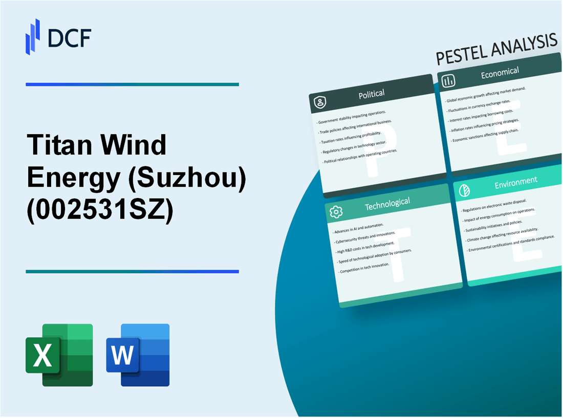 Titan Wind Energy Co.,Ltd (002531.SZ): PESTEL Analysis