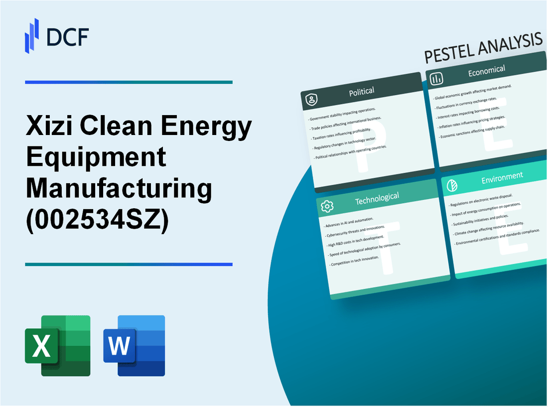 Xizi Clean Energy Equipment Manufacturing Co.,ltd. (002534.SZ): PESTEL Analysis