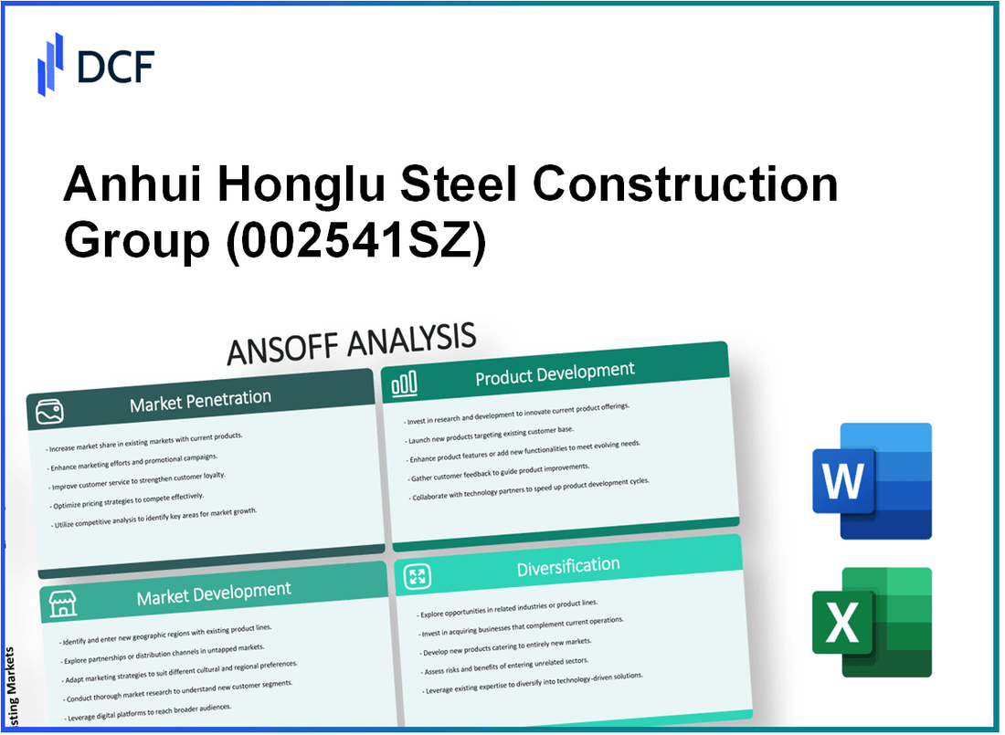 Anhui Honglu Steel Construction CO., LTD (002541.SZ): Ansoff Matrix