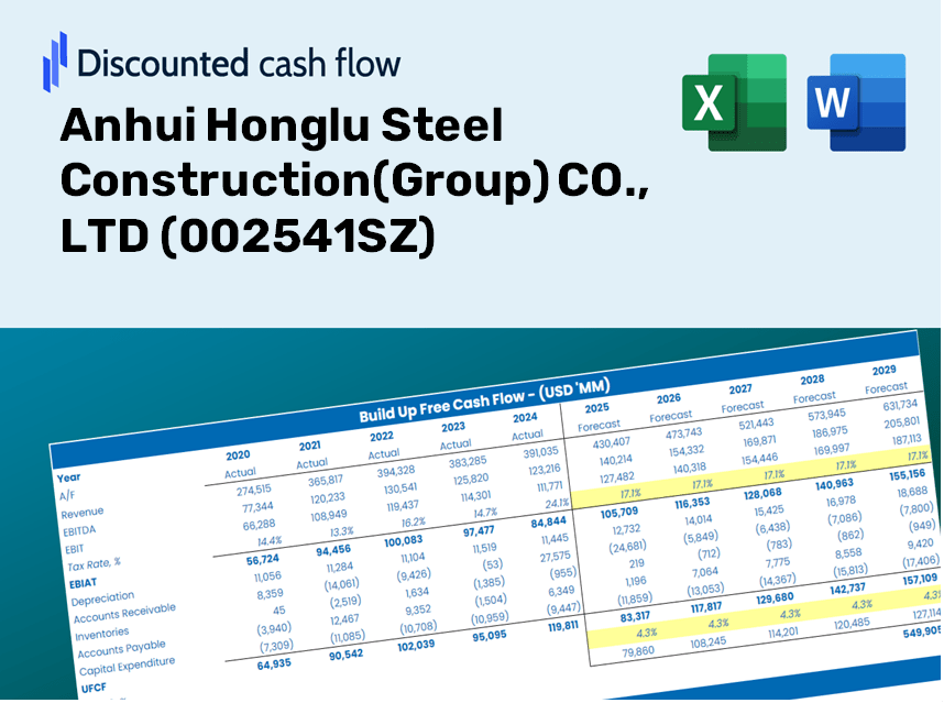 Anhui Honglu Steel Construction(Group) CO., LTD (002541SZ) DCF Valuation