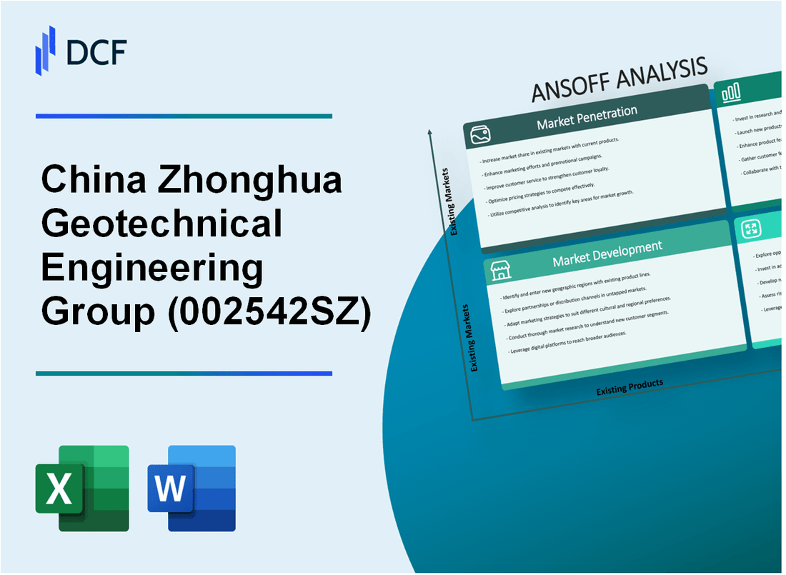 China Zhonghua Geotechnical Engineering Group Co., Ltd. (002542.SZ): Ansoff Matrix