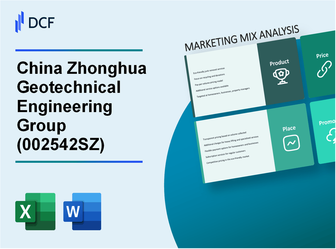 China Zhonghua Geotechnical Engineering Group Co., Ltd. (002542.SZ): Marketing Mix Analysis