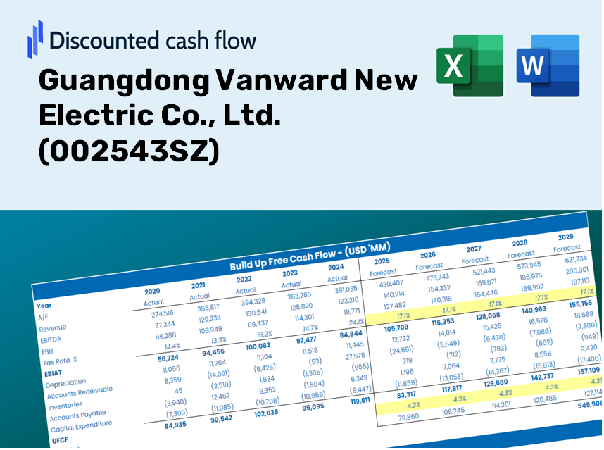 Guangdong Vanward New Electric Co., Ltd. (002543SZ) DCF Valuation