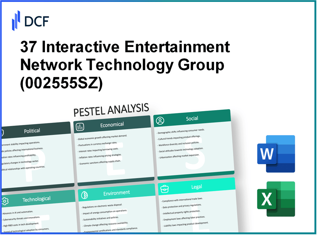 37 Interactive Entertainment Network Technology Group Co., Ltd. (002555.SZ): PESTEL Analysis