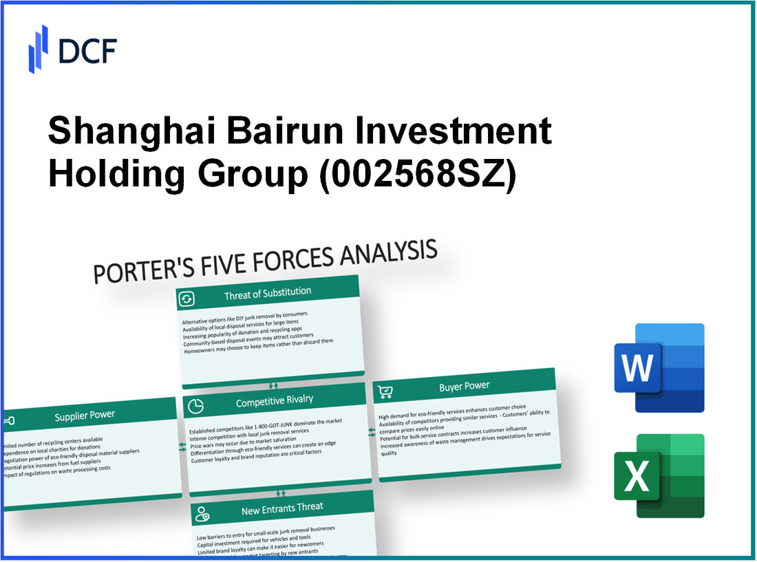 Shanghai Bairun Investment Holding Group (002568.SZ): Porter's 5 Forces Analysis