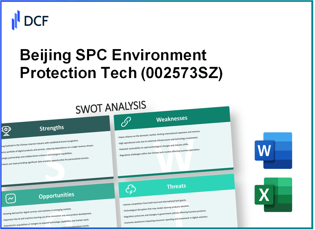 Beijing SPC Environment Protection Tech Co., Ltd. (002573.SZ): SWOT Analysis