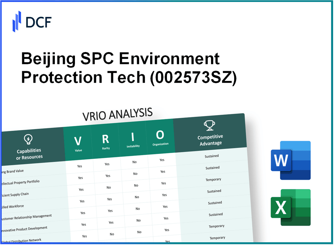 Beijing SPC Environment Protection Tech Co., Ltd. (002573.SZ): VRIO Analysis