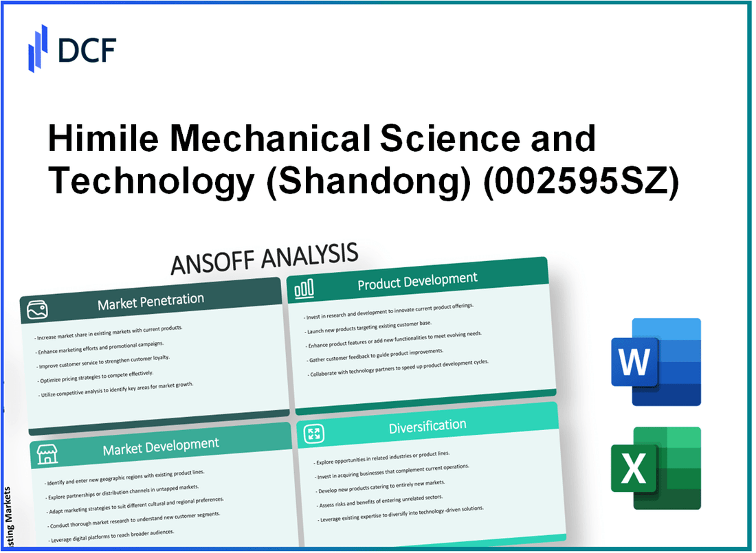 Himile Mechanical Science and Technology Co., Ltd (002595.SZ): Ansoff Matrix