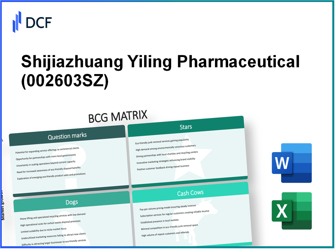 Shijiazhuang Yiling Pharmaceutical Co., Ltd. (002603.SZ): BCG Matrix