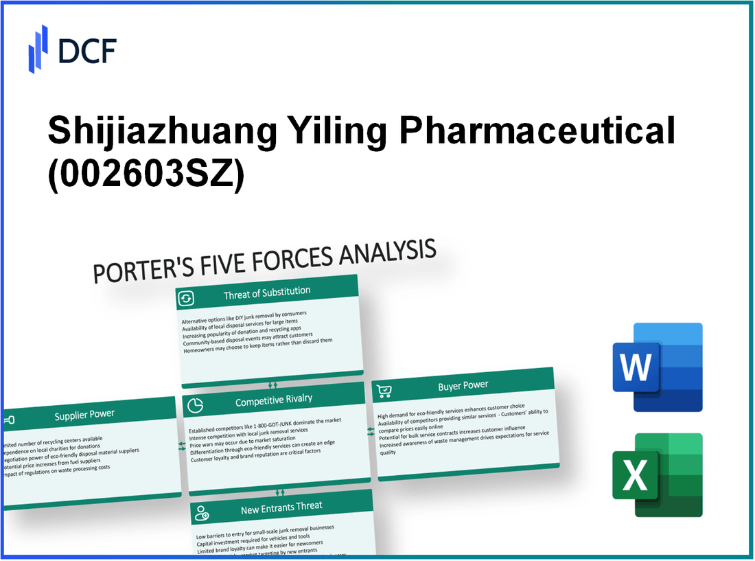 Shijiazhuang Yiling Pharmaceutical (002603.SZ): Porter's 5 Forces Analysis