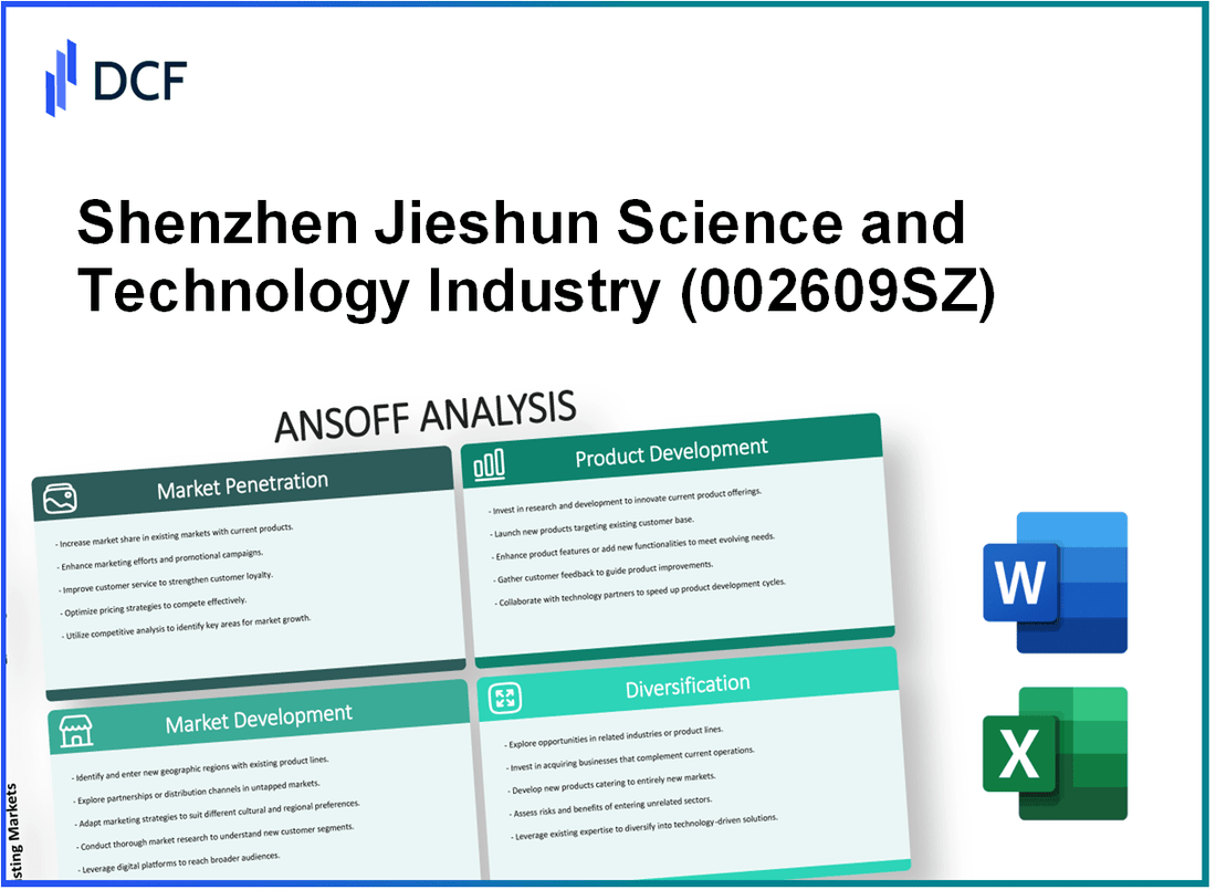 Shenzhen Jieshun Science and Technology Industry Co.,Ltd. (002609.SZ): Ansoff Matrix