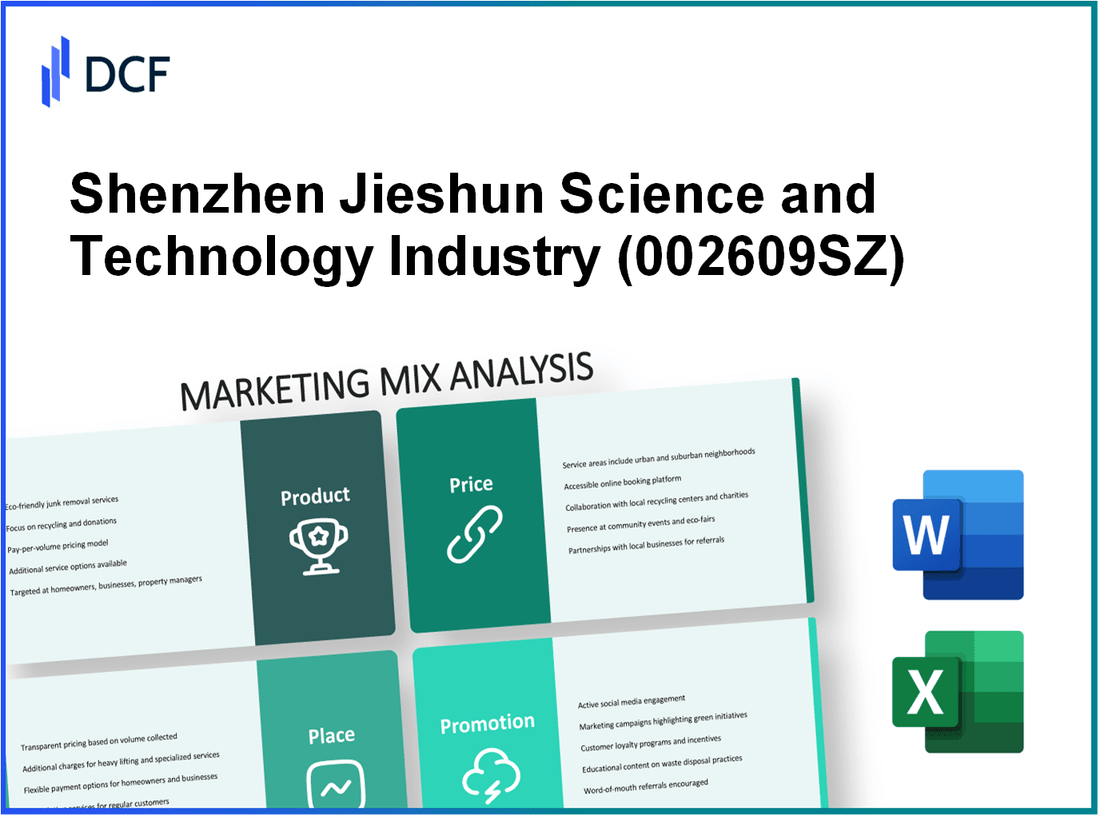 Shenzhen Jieshun Science and Technology Industry Co.,Ltd. (002609.SZ): Marketing Mix Analysis