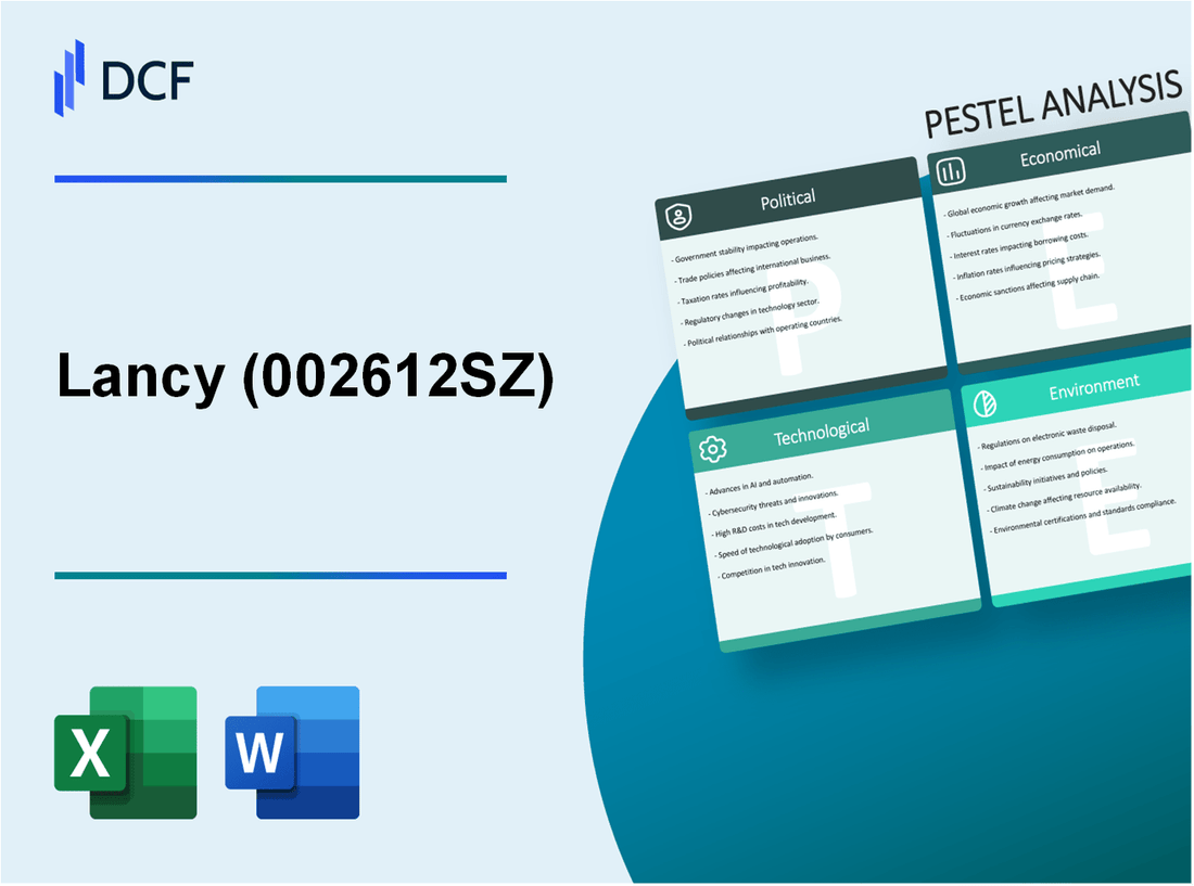 Lancy Co., Ltd. (002612.SZ): PESTEL Analysis