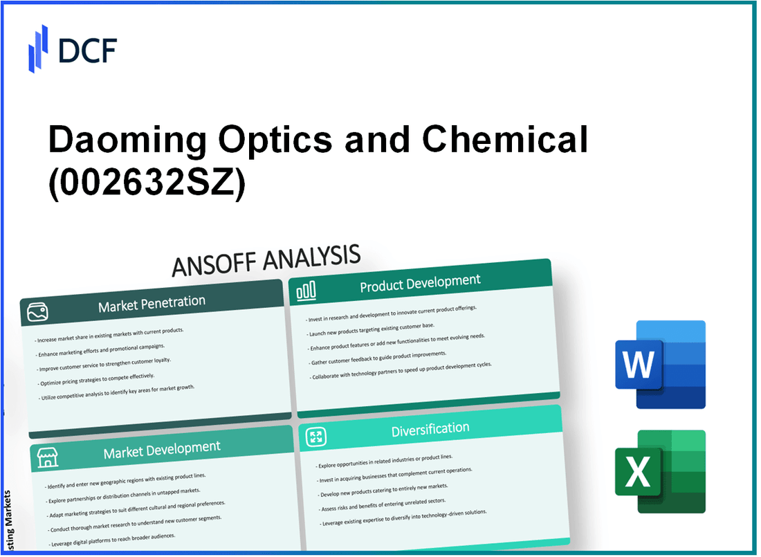 Daoming Optics&Chemical Co.,Ltd (002632.SZ): Ansoff Matrix