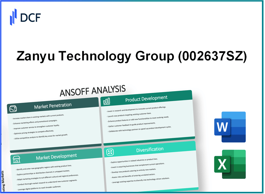 Zanyu Technology Group Co., Ltd. (002637.SZ): Ansoff Matrix