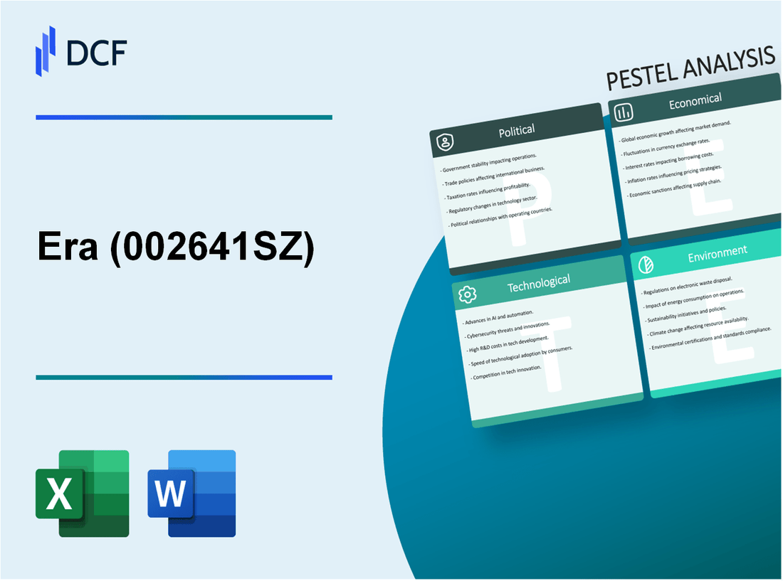 Era Co., Ltd. (002641.SZ): PESTEL Analysis