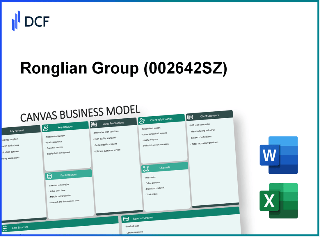 Ronglian Group Ltd. (002642.SZ): Canvas Business Model