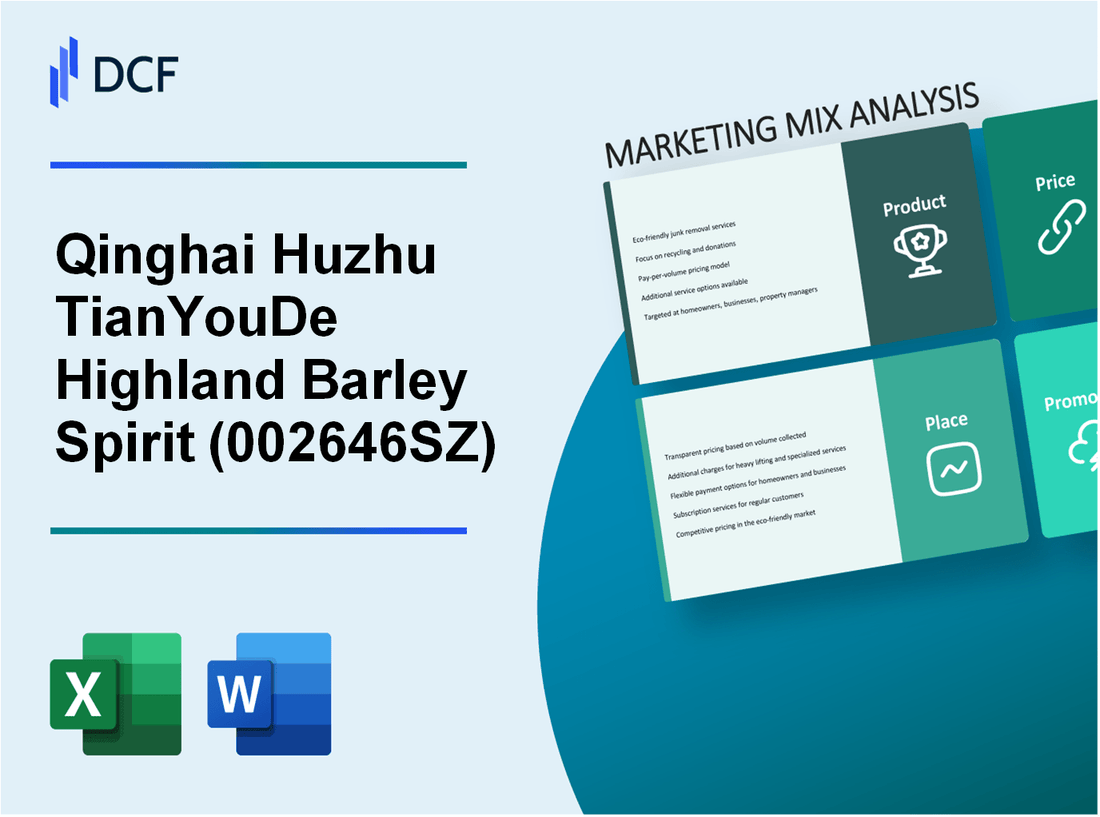 Qinghai Huzhu TianYouDe Highland Barley Spirit Co., Ltd. (002646.SZ): Marketing Mix Analysis