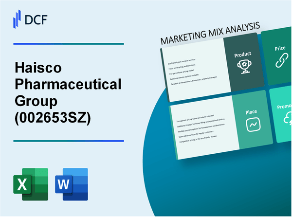 Haisco Pharmaceutical Group Co., Ltd. (002653.SZ): Marketing Mix Analysis