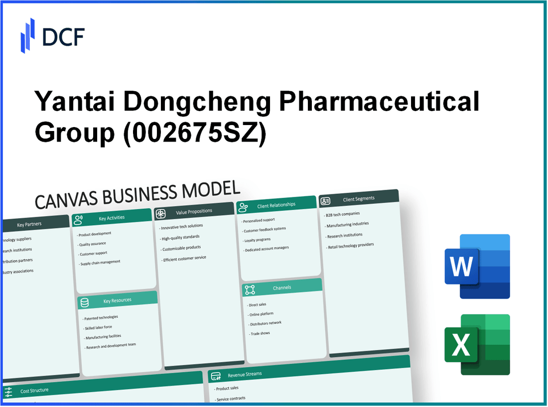 Yantai Dongcheng Pharmaceutical Group Co.,Ltd. (002675.SZ): Canvas Business Model