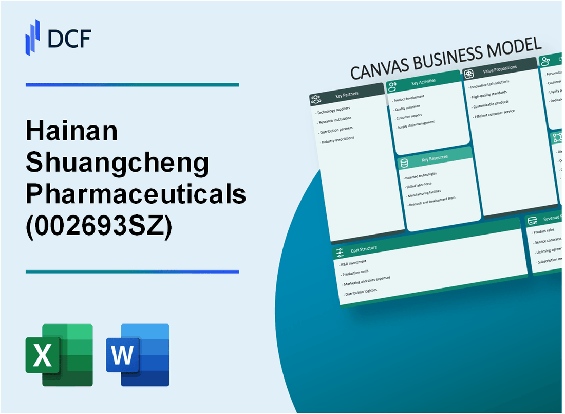 Hainan Shuangcheng Pharmaceuticals Co., Ltd. (002693.SZ): Canvas Business Model