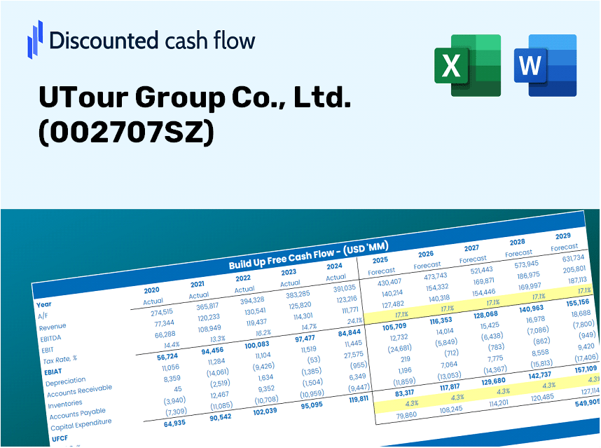 UTour Group Co., Ltd. (002707SZ) DCF Valuation