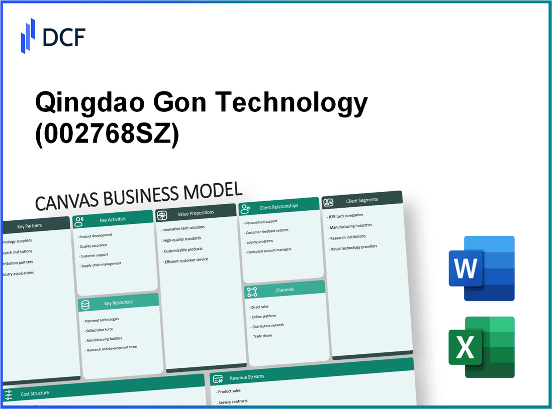 Qingdao Gon Technology Co., Ltd. (002768.SZ): Canvas Business Model