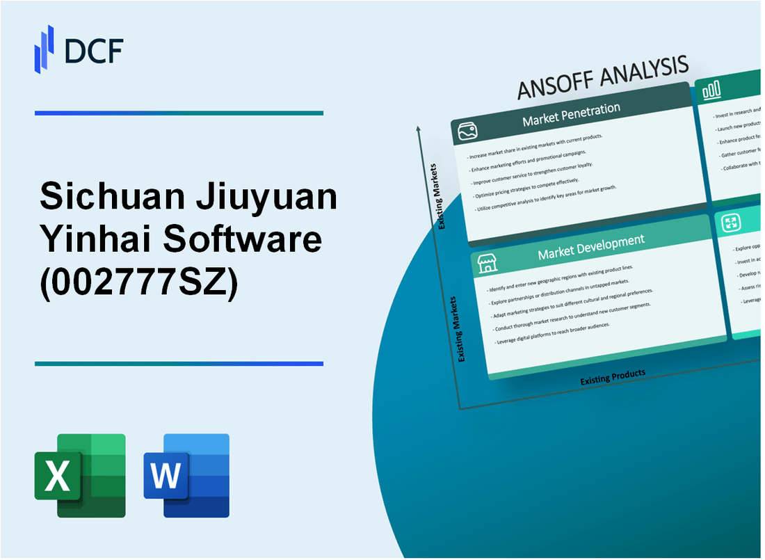 Sichuan Jiuyuan Yinhai Software.Co.,Ltd (002777.SZ): Ansoff Matrix