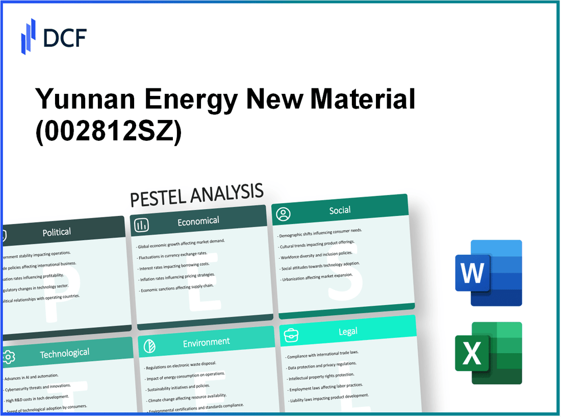 Yunnan Energy New Material Co., Ltd. (002812.SZ): PESTEL Analysis