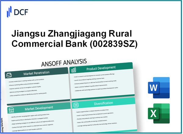 Jiangsu Zhangjiagang Rural Commercial Bank Co., Ltd (002839.SZ): Ansoff Matrix