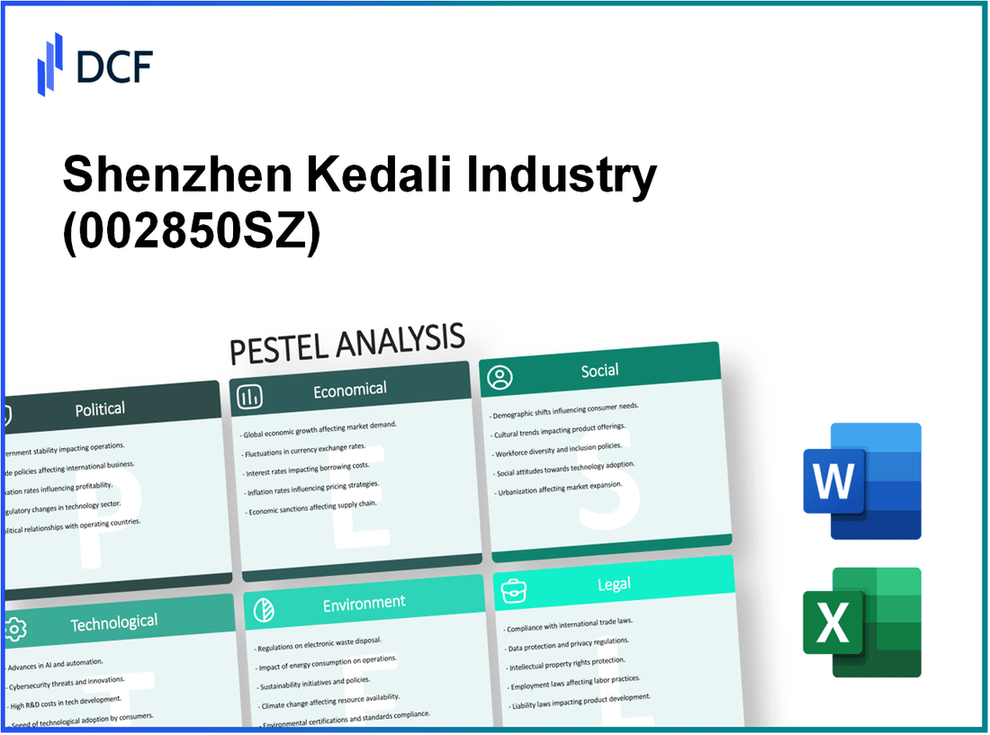 Shenzhen Kedali Industry Co., Ltd. (002850.SZ): PESTEL Analysis