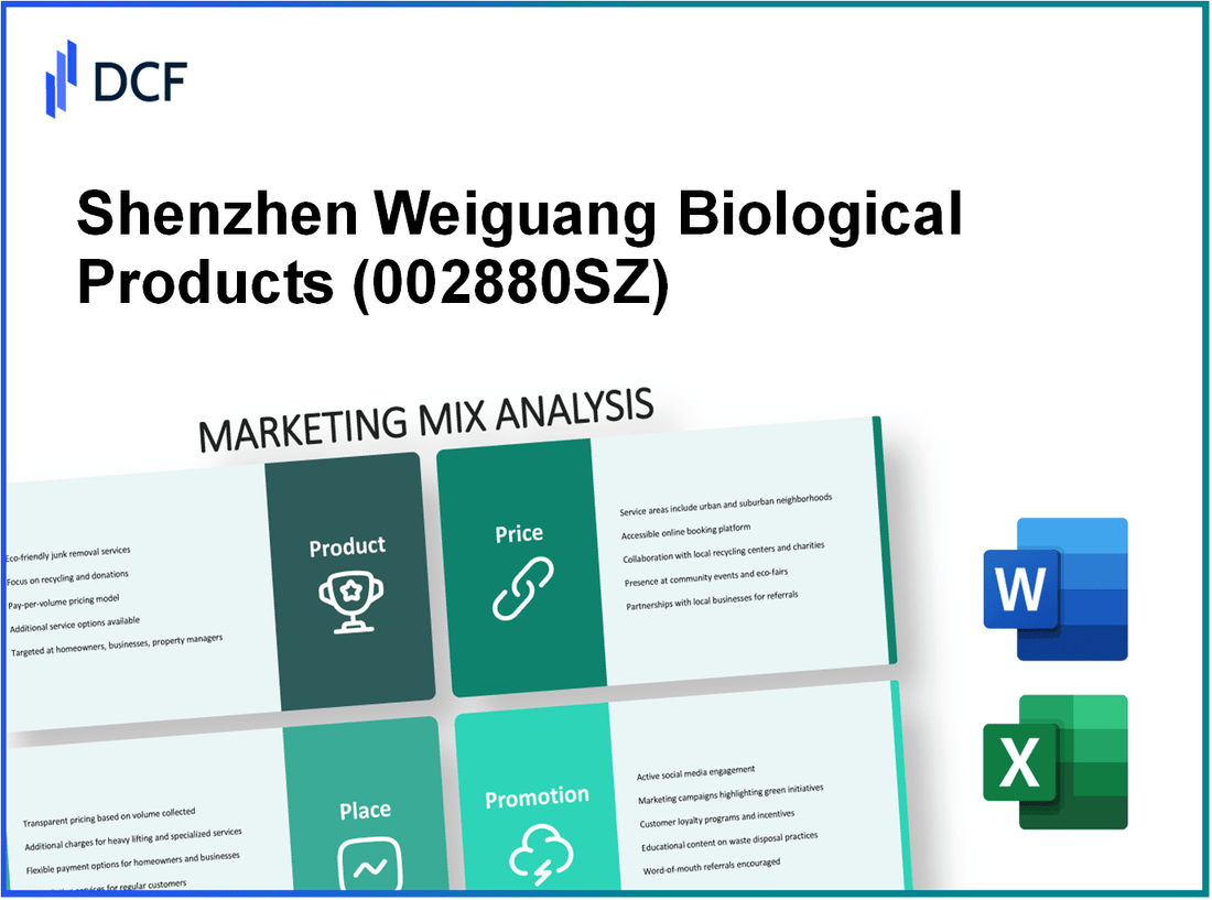 Shenzhen Weiguang Biological Products Co., Ltd. (002880.SZ): Marketing Mix Analysis