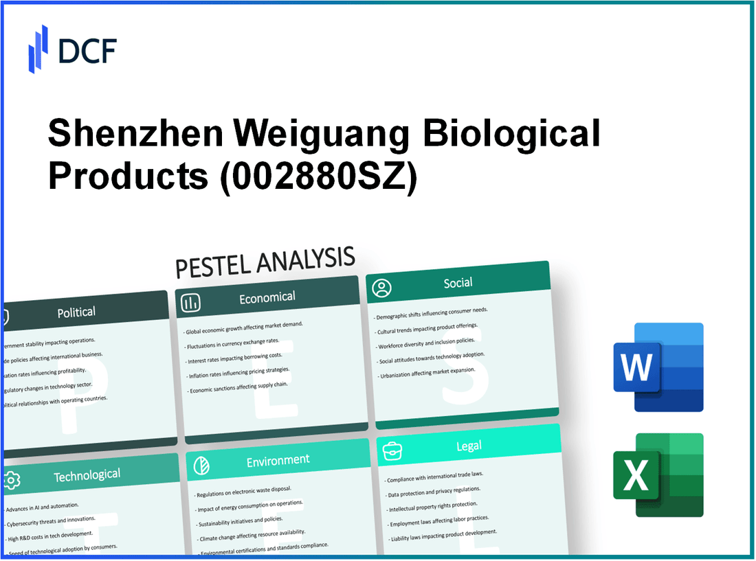 Shenzhen Weiguang Biological Products Co., Ltd. (002880.SZ): PESTEL Analysis