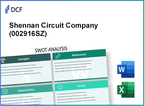 Shennan Circuit Company Limited (002916.SZ): SWOT Analysis