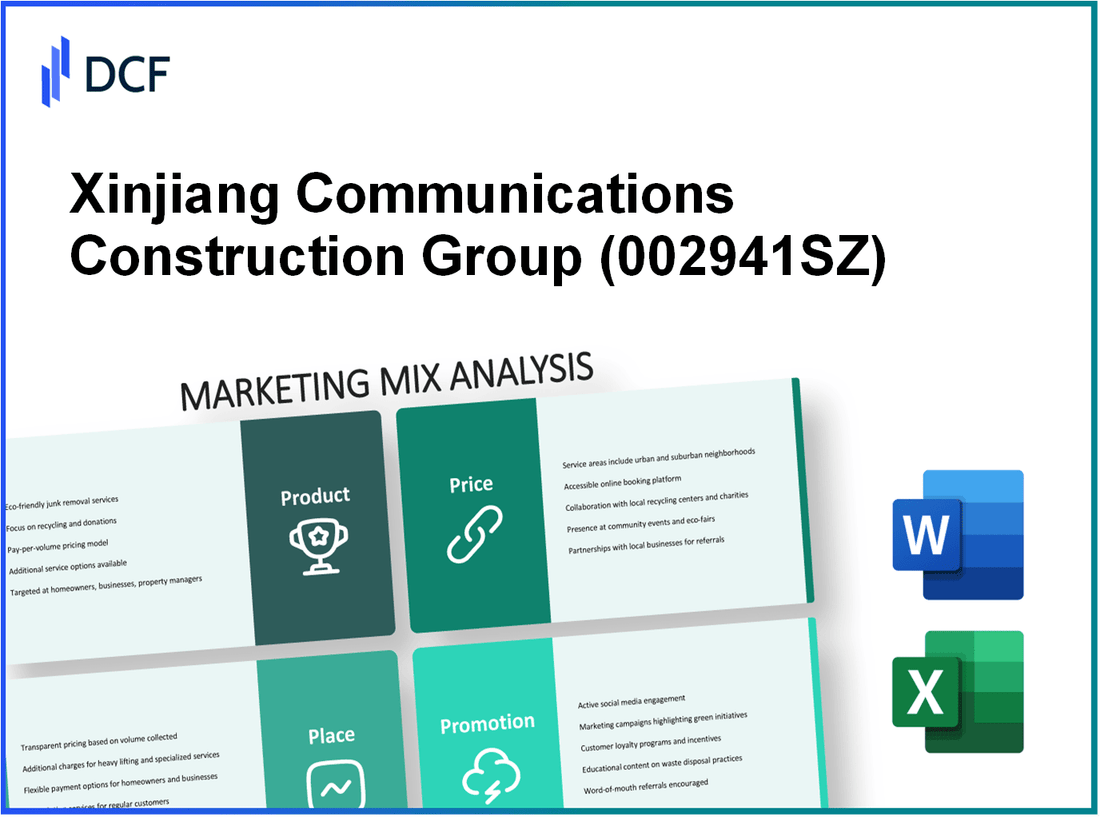 Xinjiang Communications Construction Group Co., Ltd. (002941.SZ): Marketing Mix Analysis