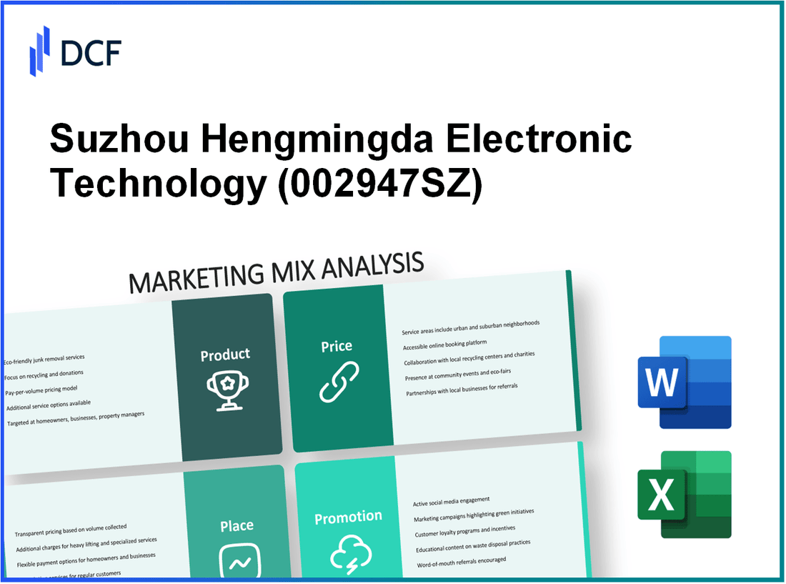 Suzhou Hengmingda Electronic Technology Co., Ltd. (002947.SZ): Marketing Mix Analysis