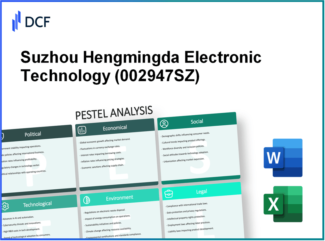 Suzhou Hengmingda Electronic Technology Co., Ltd. (002947.SZ): PESTEL Analysis