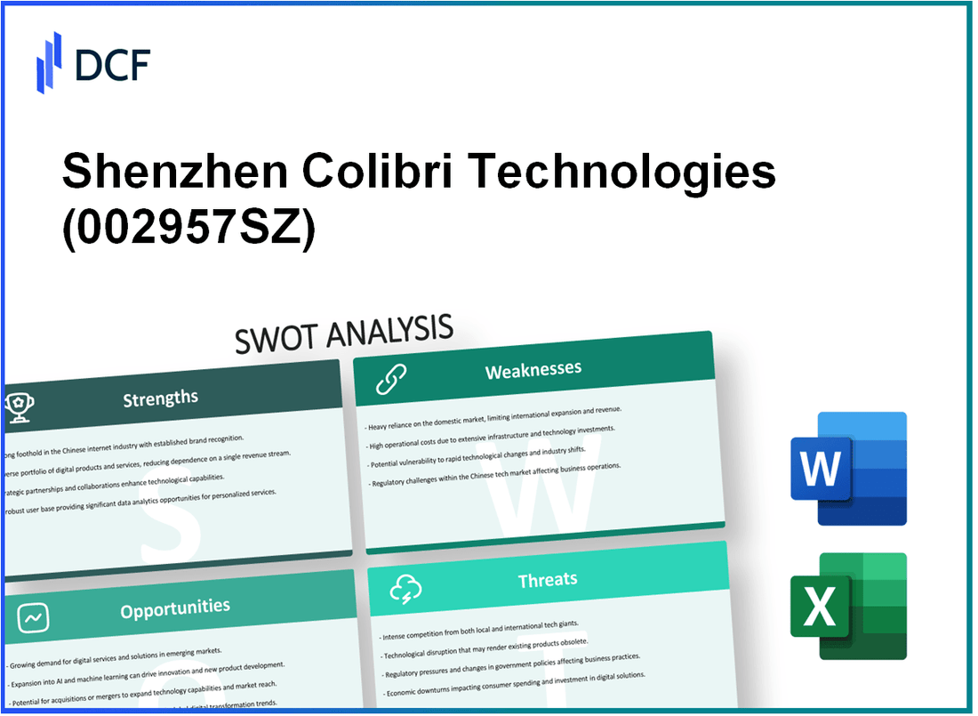 Shenzhen Colibri Technologies Co., Ltd. (002957.SZ): SWOT Analysis