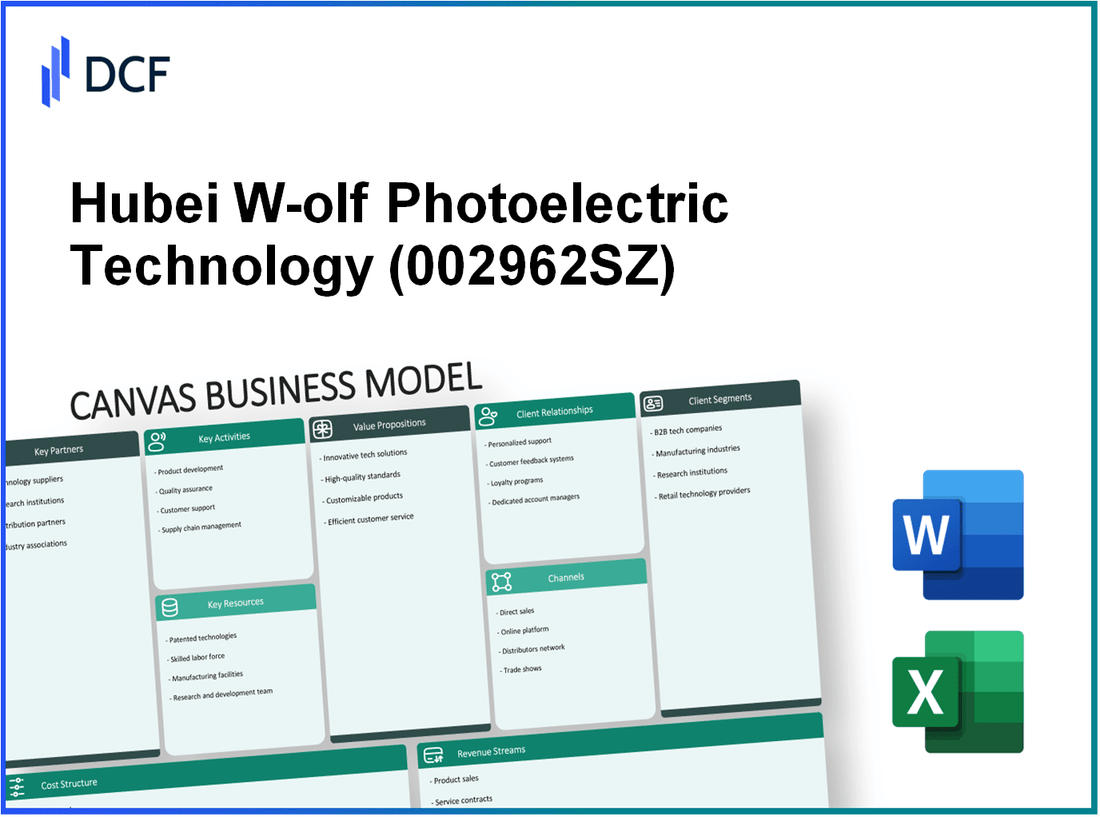 Hubei W-olf Photoelectric Technology Co., Ltd. (002962.SZ): Canvas Business Model