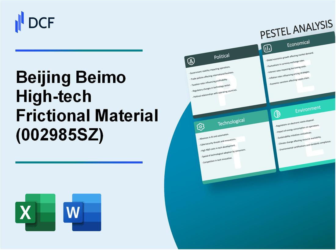 Beijing Beimo High-tech Frictional Material Co.,Ltd (002985.SZ): PESTEL Analysis