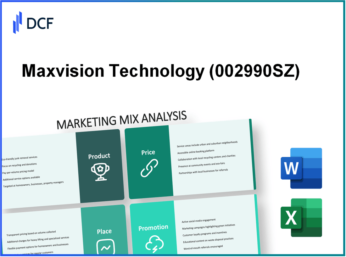 Maxvision Technology Corp. (002990.SZ): Marketing Mix Analysis