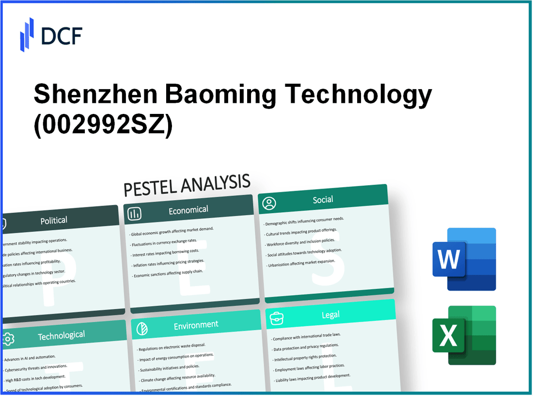 Shenzhen Baoming Technology Co.,Ltd. (002992.SZ): PESTEL Analysis