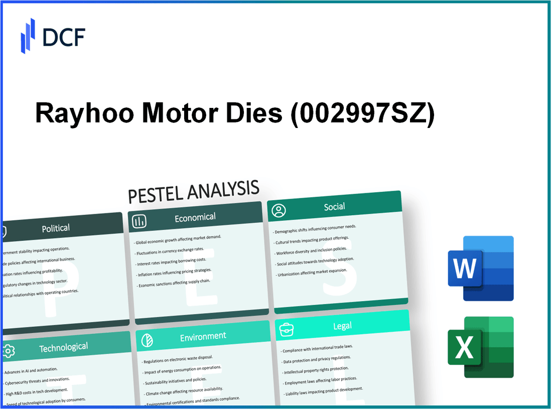 Rayhoo Motor Dies Co.,Ltd. (002997.SZ): PESTEL Analysis