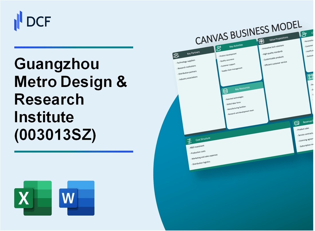 Guangzhou Metro Design & Research Institute Co., Ltd. (003013.SZ): Canvas Business Model